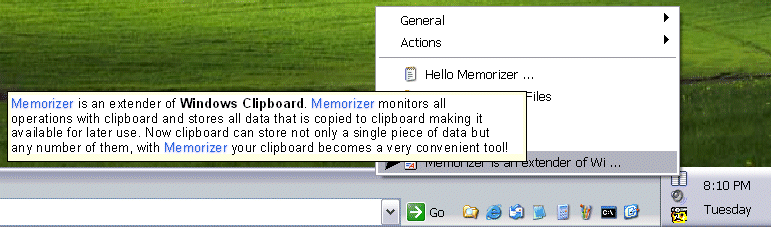 XP Screenshot: Preview window shows a page of text copied from a famous word processor.